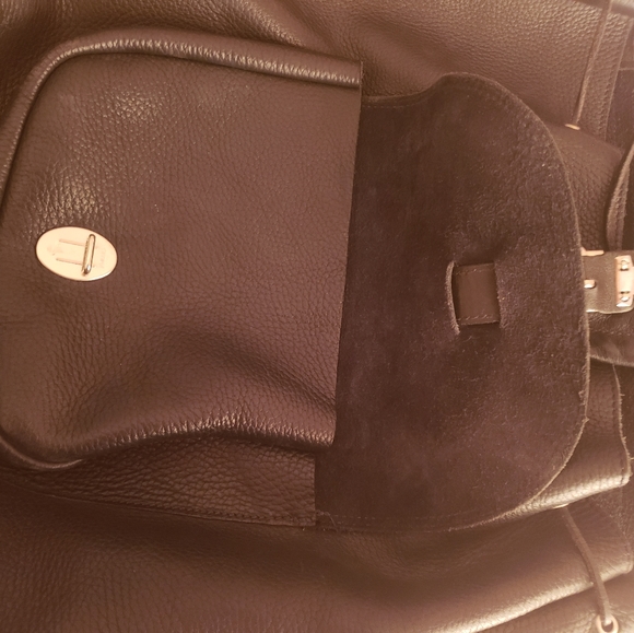 Roots black leather backpack - Picture 9 of 11